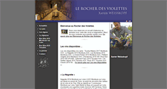 Desktop Screenshot of lerocherdesviolettes.com